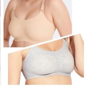 Knix Evolution Reversible Bra Beige/Grey Heather Size 5
